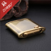 Zorro Gasoline Lighter Brass Material  Oil Petrol Refillable Cigarett Lighter For Smoking Flint Fire 