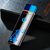  Tungsten Turbo USB Lighter Touch Lighter Curved Full Screen Cigarettes For Smoking Electronic Lighter Can Custom laser Logo