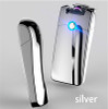Plasma Lighter Arc Metal USB Rechargeable Flameless Recharbable Fingerprint Sensor Touch Windproof Electronic Lighter