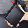 (20 Cigarette ) Fashion Frosted Multifunction Cigarette Case Cigar Box Windproof Inflatable Gas Lighter Smoker Men Gift NO GAS