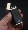 Tiger lighters Plasma USB Lighter Cigarette Electronic Lighters Windproof Can Laser logo For Birthday Gift Double ARC 