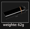 Plasma Lighter USB Windproof Electronic Lighter Rechargable Cigarette Ignitor For Smoking Free Laser Logo