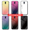For Oneplus 6T Case Gradient Colorful Tempered Glass Hard Back Cover Phone Case For Oneplus 6 One plus 6T 1+6T Shockproof