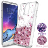 Phone Case For Oneplus 6 6T 5T Glitter Stars Heart Liquid Quicksand Case Soft Silicon Clear Back Cover for One Plus 5 5T 6 Shell
