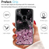 Phone Case For Oneplus 6 6T 5T Glitter Stars Heart Liquid Quicksand Case Soft Silicon Clear Back Cover for One Plus 5 5T 6 Shell