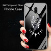 Marvel Venom Deadpool Black Panther Luminous Glass Phone Case For Oneplus 5 5T 6 6T Luxury Silicone Original Back Phone Cover