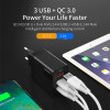 Essager Quick Charge 3.0 3 USB Charger 30W QC 3.0 Fast Charging USB Wall Charger For iPhone Samsung Xiaomi Mobile Phone Charger