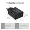 Essager Quick Charge 3.0 3 USB Charger 30W QC 3.0 Fast Charging USB Wall Charger For iPhone Samsung Xiaomi Mobile Phone Charger