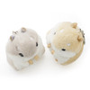 Dalaful Mini Hamster Keyrings Keychains Faux Rabbit Fur Pompom Fluffy Trinkets Car Handbag Pendant Key Chian Ring Holder K356