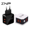 ZNP Universal USB Charger 2 Ports LED Display Mobile Phone Charger For iPhone Xiaomi Fast Charger Adapter For Samsung Huawei