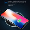 USAMS Qi Wireless Charger for iPhone X/XS Max XR 8 8 Plus 10W 5V2A Glass fast Wireless charging for Samsung S8 S9/S9+ Note 9 8