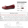 MCCKLE Flat Autumn Women Slip On Low Heels Sewing Bowtie Female Moccasins Elastic Band Soft Mother Shoe Fashion Footwear