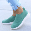 New Ladies Tennis Shoes Stretch Knitting Autumn Flats Women Plus Size Breathable Casual Comfort Shoes Female Fashion Footwear   