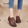 Tastabo New Handmade shoe 2017 Loafers Women Shoes Casual Work Driving Shoes Women Flats Genuine Leather Flat Plus Size