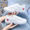 Smile Circle 2018 Spring/Summer White Sneakers Women Ultra-soft Lace-up Casual Shoes Women Flat Platform Shoes Girl shoes A58101