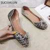 SUOJILAUN 2018 Brand Design Fashion Woman Flat Shoes Slip On Flats Handmade Shoes Loafers Flats Zapatos Mujer