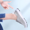 STQ 2019 Spring women casual sneakers shoes women flats woven Shoes ladies loafers shoes flat weave lace up walking shoes 1655