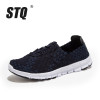 STQ 2019 Spring women casual sneakers shoes women flats woven Shoes ladies loafers shoes flat weave lace up walking shoes 1655