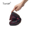 Tastabo Summer Floral Pleated Shoes Female  Genuine Leather Flats Fashion Women Shoes Slip-on Nurse Peas Loafer Flats 