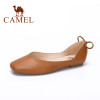 CAMEL Spring New Shoes Women Casual Ballet Shallow Single Shoes Ladies Flat Squre Toe Fashion Wild Comfort Soft Shoes Female