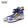 Chinese Style Classic Old Beijing Women Shoes Mary Jane Flats Casual Embroidered Shoes Woman Canvas Shoes