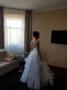 Romantic White Front Floor-Length Wedding Dress 2018 Bridal Dresses Straps Tulle Zipper Back with 30cm tail Vestido De Noiva