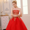 QQ Lover 2019 Vintage Lace Red Wedding Dresses Plus Size Ball Gown Robe de Mariee Vestido De Noiva