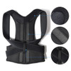 Adjustable Posture Corrector Back Support Shoulder Lumbar Brace Support Corset Back Belt for Men