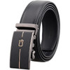 Fashion Leather Belts For Men Top Quality Automatic Alloy Buckle Male Strap G Design Waist Belt