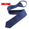 Fashion 5cm Necktie For Men and Women Slim Narrow Lazy Tie Easy To Pull Rope Neckwear Korean Style Wedding Party Aniversary Blue