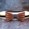 MAHOOSIVE NEW 2018 Handmade wooden Bow Tie Handerchief Set Fashion Wood bow tie wedding dinner accessories corbata Gravata set