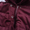 Simplee Velvet cotton padded basic jacket coat Women warm wine red   parkas jackets female 2017 autumn winter casual outerwear