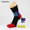 [EIOISAPRA]Fashion Fiber Toe Socks Men Casual Colorful Shining Socks Male Crew Five Finger Absorb Sweat Breathable Socks