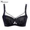 Meizimei ultra thin lace fly bra max 95 C bralette sexy bh push up underwear women sheer bras female brassiere lingerie X3202