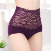 16 color Women Cotton Lingeries High Waist Breathable Panties  Underwear Female Sexy Lace  Briefs  Body Shaping Underpant