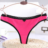 6 Pcs/Set New Low-Waist Briefs Cotton Underpants Intimates Sexy G-String Lace Panties Thongs Underwear 6 Colors