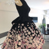 New Arrival Custom made Flower Appliques Plus size Cocktail dresses Pink and white Black Sexy Cocktail dress