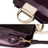 Patent Leather Shoulder Bags For Women 2018 Elegant Fashion Handbag Tote Bag Womens High Quality Saffiano Shoulder Bag Black