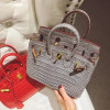 Bags for women simple shoulder diagonal bag women's crocodile pattern sexy luxury black red purple gray handbag