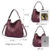 REALER shoulder bag women designer handbag high quality female Hobo bag tote soft artificial leather Large crossbody bags ladies