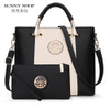 SUNNY SHOP Handbag Set European Stylish Women Bag 2018 Brand Designer Shoulder Bags Office Handbag And Purse High Quality Tote 