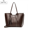 Women PU Leather Handbags Large Capacity Tassel Tote Bags Female Vintage Bag For Women Shoulder Bag Bolsos Mujer De Marca Famosa
