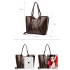 Women PU Leather Handbags Large Capacity Tassel Tote Bags Female Vintage Bag For Women Shoulder Bag Bolsos Mujer De Marca Famosa