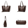 Women PU Leather Handbags Large Capacity Tassel Tote Bags Female Vintage Bag For Women Shoulder Bag Bolsos Mujer De Marca Famosa