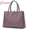 LY.SHARK Luxury Handbags Women Bags Designer Genuine Leather Bags For Women Hand bag Female Top-Handle Bag Ladies Tote 2019