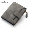 Fashion Lady Letter Wallet Zipper Short Clutch Solid Vintage Matte Women Wallet Fashion Small Female Purse Short Purse