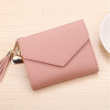 DANHEN  Brand Lady Short Women Wallets Mini Money Purses Small Fold PU Leather Female Coin Purse Card Holder