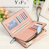 Women Wallets Leather Long Coin Purses Female Card Holder Phone Zipper Pocket Money Bags Ladies Clutch Wallets