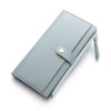 Luxury Women Wallet PU Leather Long Solid Zipper Wallet Money Bag Coin Purse Female Credit Card Holder Long Lady Clutch