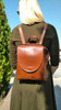 ESBELEME Genuine Leather Women Backpacks for Female Oil Wax Vintage Backpack Cow Leather Ladies Double Shoulders Bags YG230